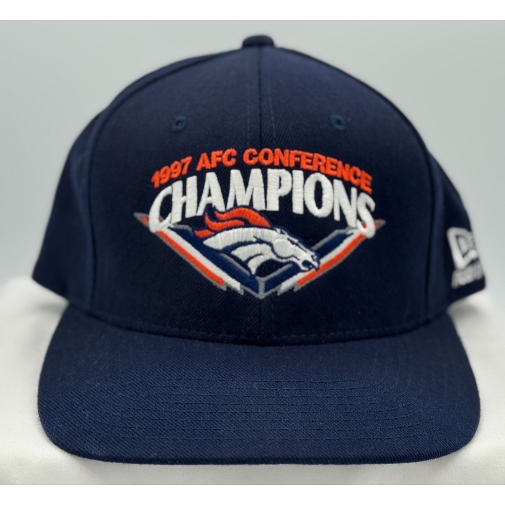 Vintage Denver Broncos 1997 AFC Conference Champions Snap Back Hat Cap - New?